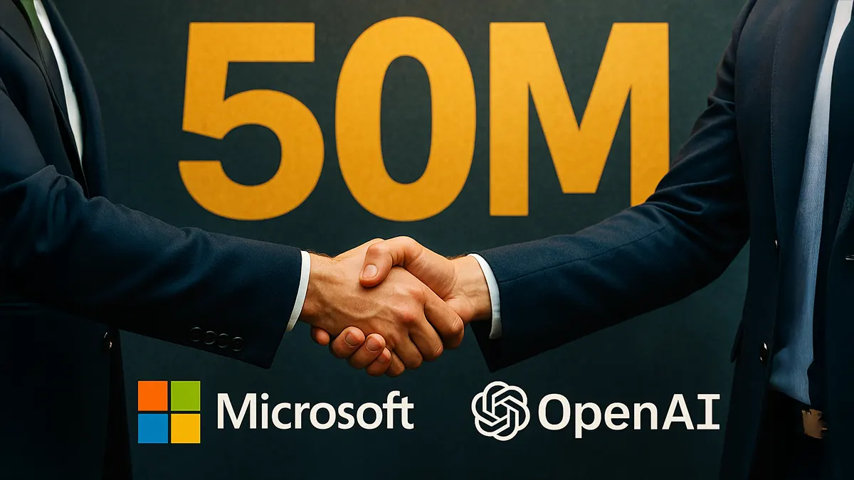 Zwei Firmen geben sich die Hand